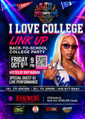 I LOVE COLLEGE LINK UP FRIDAY -OCTOBER 9TH